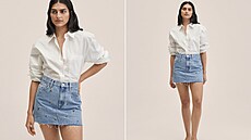 Denim jednobarevný �i s decentním potiskem, d�ínovina má nespo�et podob a...