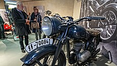 V Plasích na Plzeňsku vystavuje Národní technické muzeum unikátní motocykly...