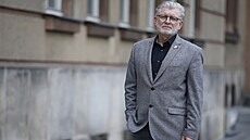 �editel Masarykovy základní �koly v Plzni Antonín Herrmann. (8. 4. 2022)