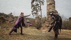 Na zřícenině hradu Gutštejn na Tachovsku natáčeli pokračování fantasy pohádky...