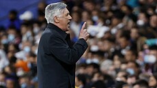 Carlo Ancelotti, trenér fotbalového Realu Madrid.
