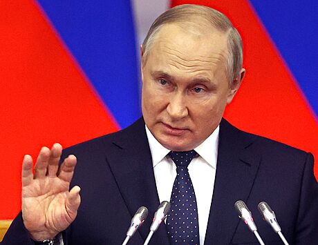 Ruský prezident Vladimir Putin (27. dubna 2022)