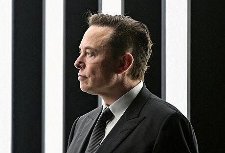 Elon Musk (Grünheide, 22. bezna 2022)