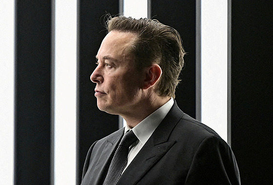 Elon Musk (Grünheide, 22. března 2022)