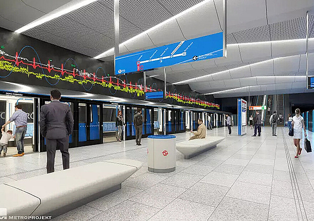 OBRAZEM: Podívejte se na všechny stanice nového metra D