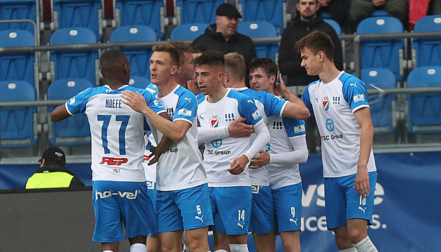 Ostrava - Jablonec 1:0, výhra po šesti kolech, v úvodu rozhodl Buchta