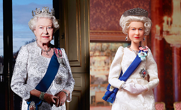 Alžběta II. slaví 96. narozeniny. Dostala vlastní panenku Barbie