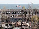 Následky boj v Mariupolu (26. dubna 2022)