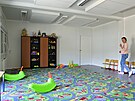 V Praze se otevelo centrum pro ukrajinské matky s dtmi. (27. dubna 2022)