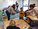 V Praze se otevelo centrum pro ukrajinské matky s dtmi. (27. dubna 2022)