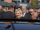 Marine Le Penová odvolila ve mst Hénin-Beaumont v regionu  Hauts-de-France....