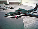 Druhý prototyp XP6M-1 na pomocném podvozku (letoun nebyl obojivelný)