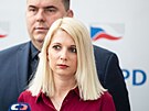 Tisková konference poslaneckého klubu SPD. Na snímku Lucie afránková (SPD)....