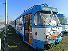 Dal�� z voz� modelu Tatra T3 k prodeji. Tento je po nehod�, dopravn� podnik jej...