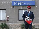 Posledn slubu na zruen eleznin stanici Plze - Koterov odslouil...