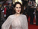 Michelle Dockery na premiée filmu Panství Downton: Nová éra (Londýn, 25. dubna...