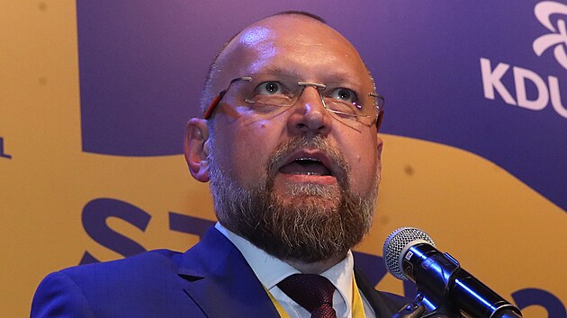 Prvním místopředsedou KDU-ČSL byl zvolen místopředseda Sněmovny Jan Bartošek. (23. dubna 2022)
