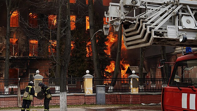 Rusm hoelo v stavu na vvoj raket Iskander. (21. dubna 2022)