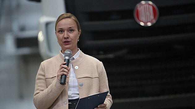 Denisa Materov, lenka pedstavenstva spolenosti Tatra Trucks.