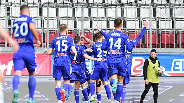 Radost Olomouce z prvn�ho g�lu proti Liberci.