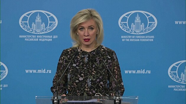 Mluvčí ruského ministerstva zahraničí, Maria Zacharovová