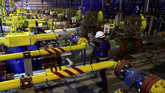 Technické zaízení v ruském Gazpromu