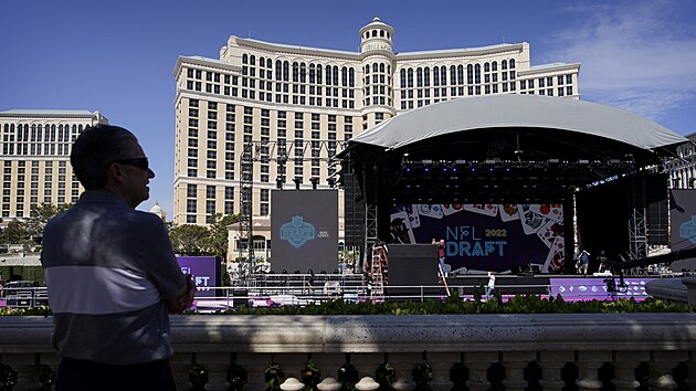 Las Vegas se chyst na draft do NFL.