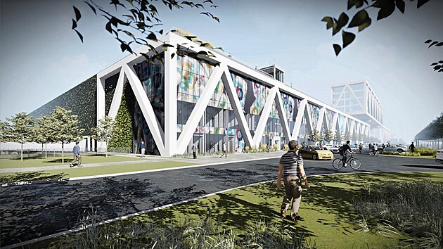 Takhle bude vypadat nov� velk� z�vod na recyklovateln� hlin�kov� n�pojov� plechovky, kter� vyroste v Plzni na Borsk�ch pol�ch.