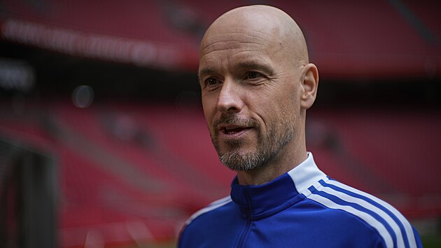 Erik ten Hag, trenr fotbalovho Ajaxu Amsterdam.