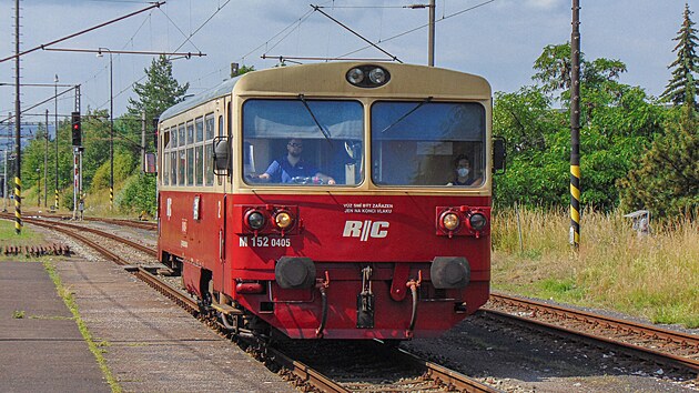 Motorov vz M 152.0405 spolenosti Railway Capital ve stanici Kada-Prunov