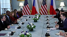 Jednání amerického ministra zahraničí Antonyho Blinkena (vlevo) s českým... | na serveru Lidovky.cz | aktuální zprávy