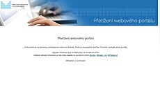 Nedostupné webové stránky Ministerstva vnitra ČR. (27. dubna 2022)