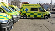Záchranná slu�ba Olomouckého kraje (ZZS OK) dostala dev�t nových, moderních...