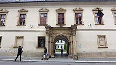 Hlavní vstup do Univerzity Palackého v K�i�kovské ulici v Olomouci.