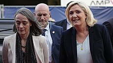 Francouzská krajn pravicová vdkyn Marine Le Penová pichází do televizního...