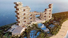 The Royal Atlantis resort v Dubaji nabízí pístup na 2 kilometry dlouhou...