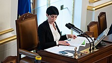 Jednání Poslanecké sněmovny. Na snímku Markéta Pekarová Adamová. (26. dubna... | na serveru Lidovky.cz | aktuální zprávy