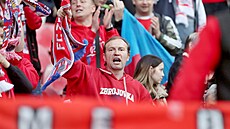 Brněnští fanoušci si užívají návrat fotbalové Zbrojovky do první ligy.