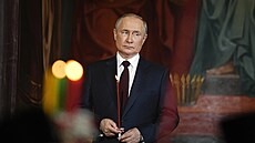 Ruský prezident Vladimir Putin se zúčastnil pravoslavné velikonoční bohoslužby... | na serveru Lidovky.cz | aktuální zprávy