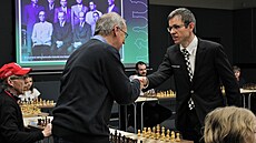 Slavnostního otevření šachového koutku Eduarda Lendla v Moravské zemské...