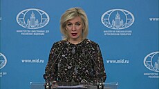 Mluvčí ruského ministerstva zahraničí, Maria Zacharovová