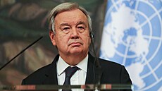 Generální tajemník Organizace spojených národ António Guterres (26. dubna 2022)