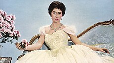 Princezna Margaret a její honosná róba ve stylu New Look na obálce The Tatler v...