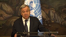 OSN chce příměří na Ukrajině, řekl v Moskvě Guterres