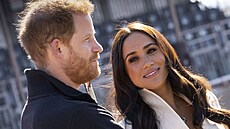 Princ Harry a vévodkyn� Meghan na hrách Invictus Games (Haag, 17. dubna 2022)