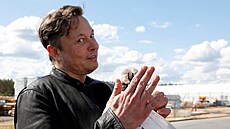 Elon Musk (Grünheide, 17. března 2021)