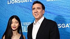 Riko Shibata a Nicolas Cage (Los Angeles, 18. dubna 2022)