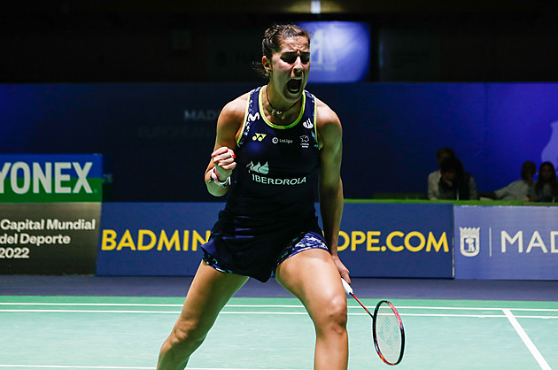 Španělská badmintonistka Marínová je pošesté mistryní Evropy