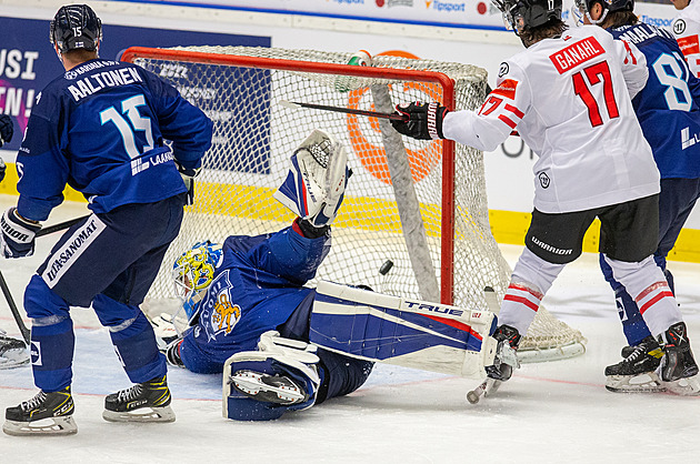 Rakouští hokejisté proti Finům dotahovali, ale nakonec prohráli