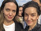Angelina Jolie na návtv Ukrajiny (Lvov, 30. dubna 2022)